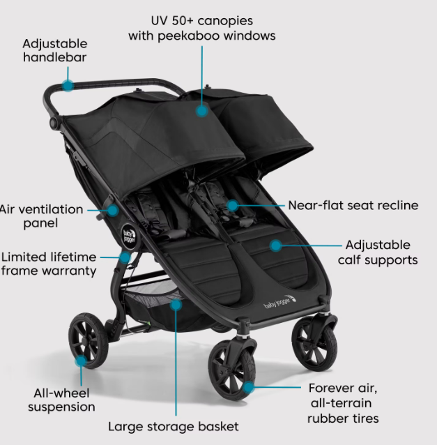 Baby Jogger city mini® GT2 double stroller